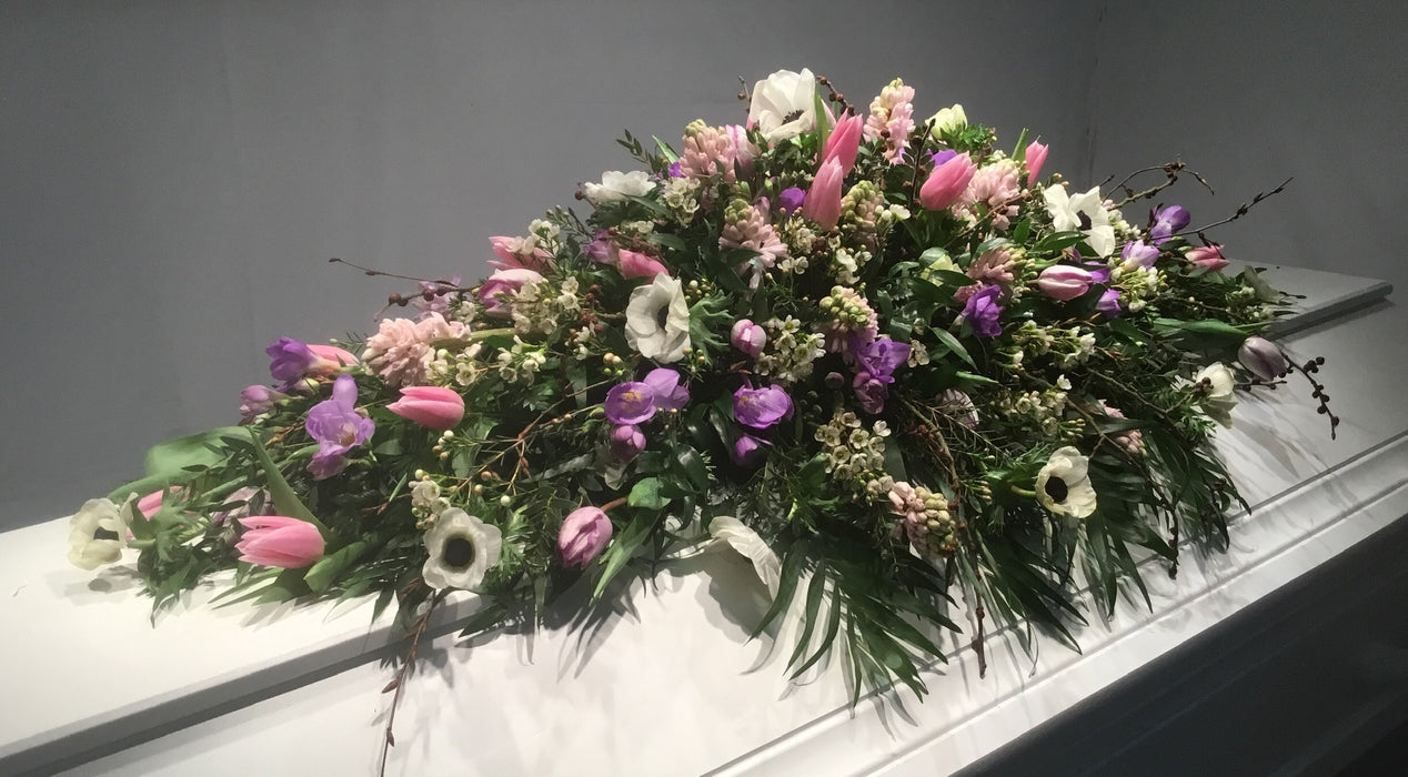 Forårsblomster i pastelfarver
