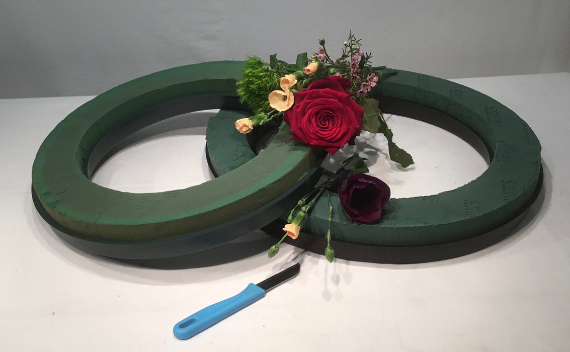 Floristens valg, rundpyntet oasiskrans