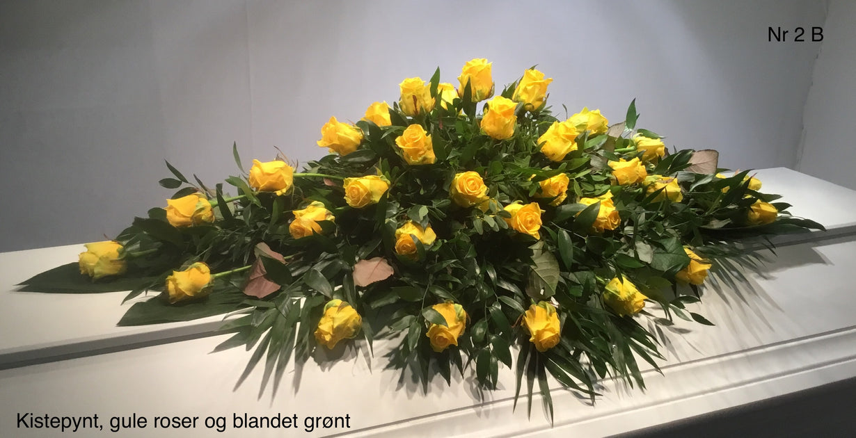 Kistepynt af roser — berner-blomster.dk